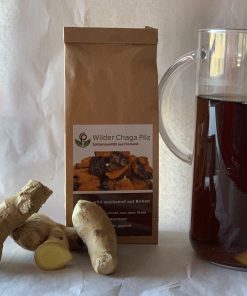 Chagapilz mit Ingwer