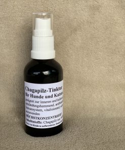 Chaga-Tinktur-Spray 50ml für Hunde Katzen Alkoholfrei